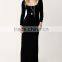 2015 Customized Plus Size Long Sleeve Maxi Dress