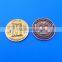 Custom Size Round Commemorative Coin With Gold Coin Box