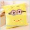2015 hot sell pp cotton despicable me minion plush pillow toy