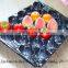 PET/PVC/PP/PS Low Price Colorful Plastic Kiwi Fruit Tray With Dividers