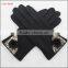 ladies black woolen hand gloves spring thin hand gloves