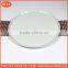 two different big size porcelain round ceramic pizza plates for ovens hotel restaurant and home dinner plate flat bottom