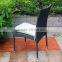 outdoor rattan aluminum stacking chair