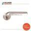 Modern Curved Stainless Steel Door Lever Set