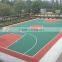 PU basketball court surface, PU flooring, elastic flooring
