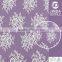 Cheap white bridal embroidered thick lace fabric 2015