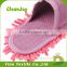 Lint Free Reusable floor cleaning shoes Pink Ultra Soft Mop Slippers