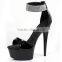 Sexy Clubbing High Platform Crystal Sandals Sexy Pole Dancing High Heels Exotic Dancer Shoes