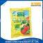 3 Side Seal Flexible Food Packaging bag/condiment plastic sachet/nuts three side sealed zipper pouch