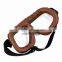 BJ-GT-009 Adjustable Headband Clear Lens Leather Goggles Motocross