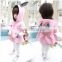 China wholesale high quality kids clothing cotton rabbit long Tshirt lovely baby girls clothing