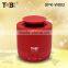 2015 high quality channel wireless portable mini speaker with fm radio memory card lifting function