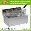 Counter Top Commercial Stainless Steel Electric Deep Fat Fryer For Fast Food Equipment
