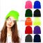 Multi-colors Plain Beanie Knit Ski Cap Skull Hat Warm Solid Warm Cuff Blank Beany