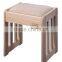 2016 New coming OEM small wooden dressing stool with cushion#SP-E006