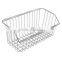 Chrome wire bed basket - small wide - 150mm x 300mm x 130mm (DxWxH) Chrome wire bed basket