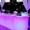 Colorful light led furniture led plastic portable bar counter, modern led bar counter                        
                                                                Most Popular