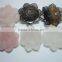 Hot seller semi precious stone lotus carving gemstone lotus flower