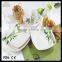 20pcs high quality decal square new bone china dinnerware set