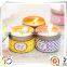 wholesale round candle tin/candle box PVC lid/luxury candle box free sample