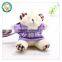 New style small plush teddy bear keychains