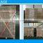 Rectangualr tempered glass shower screen simple shower door with tray