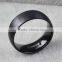 Best price titanium black men simple design finger rings