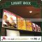 new style light box price customized DC 12V for Adverting, Poster, Restaurant, Etc