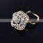 fashionable flower shape alloy rhinestones scarf clip brooch pin