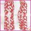 Ladies Beach Style Coral Red Custom Print Pants, New Design Pants