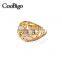 Fashion Jewelry Elegant Rhinestone Love Ring Women Wedding Birthday Party Show Gift Dresses Apparel Promotion Accessories