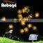 Brand new 20 Leds Outdoor String Lights Solar Fairy Lights Warm White Chuzzle Ball Shape