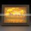 Led night ghost shadow led home indoor decorative photo frame lamp light