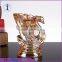 wholesale decoration electroplate colored candle jars glass
