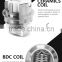 SS coil ni 200 and RBA tank with 5 coil atomizer tank cloupor Z5 tank vs uwell crown sub ohm tank