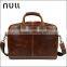 Men's Genuine Leather 15.6" Laptop Messenger Shoulder Bags Briefcase