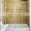 hinged toughened glass bath pannels shower screens door