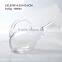 Exquisite round glass decanter with handle