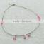 Fashion children alloy necklace with pendant bead decoration girls jewelery necklace