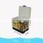 Steel latch trunk commercial cooler box for camping trip ice cooler