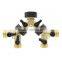 Top quality NPT 3/4" brass water fittings 2 way hose splitter Y shaped hose connector for garden irrigation