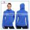 100% cotton french terry womens zip up hoody