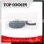 Pressed aluminum marble coating pan wok with lid