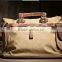 16 inch khaki Canvas Bag messenger bag laptop bag Leather canvas bag School Canvas Bags tote bag