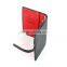 a5 a4 a6 pu leather custom loose leaf notebook for women in with red color inside for women