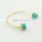 2016 Newest Design Manufacture Natural Stone White Turquoise Bracelet