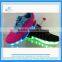 Cheap flyknit fabric sports shoes with LED lights Men OEM brand luminous LED shoes