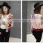 Italy brand new design Chinese style lotus embroidery pattern leather jacket for lady                        
                                                                                Supplier's Choice