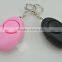 Ellipse shape personal alarm120db defense rape alarm with LED light for students ladies elderly shift workers