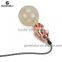 Metal Lamp Holder with Fabric Cable with Ceiling Rose,Metal Ceiling Rose,Lamp Cord                        
                                                Quality Choice